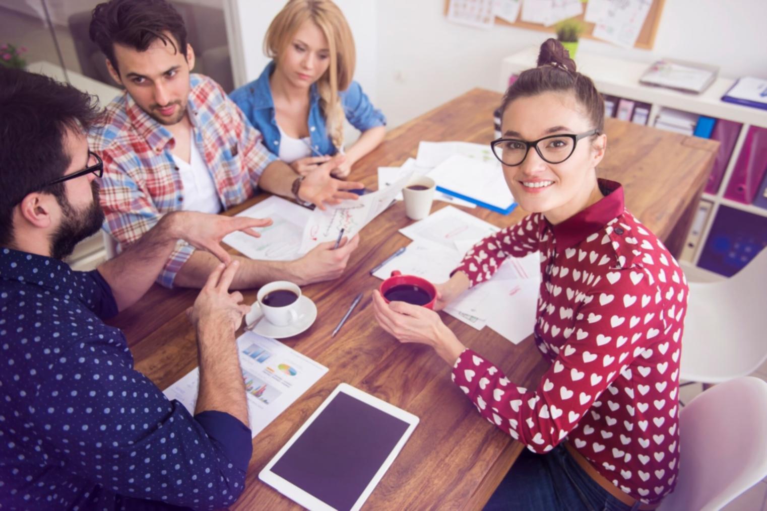 Financial planning workspace with documents and analysis tools